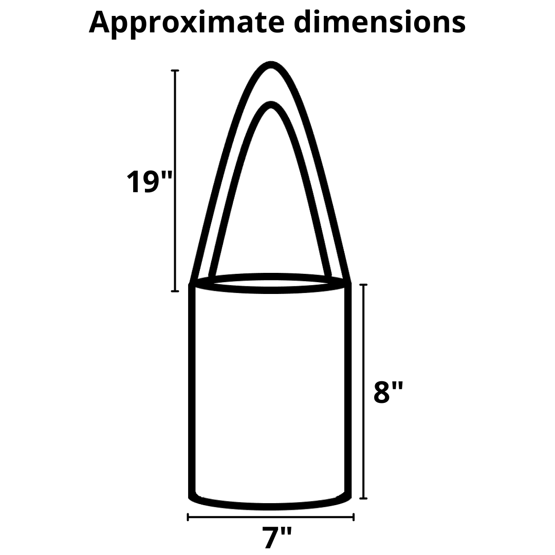 Decorated bag medium size